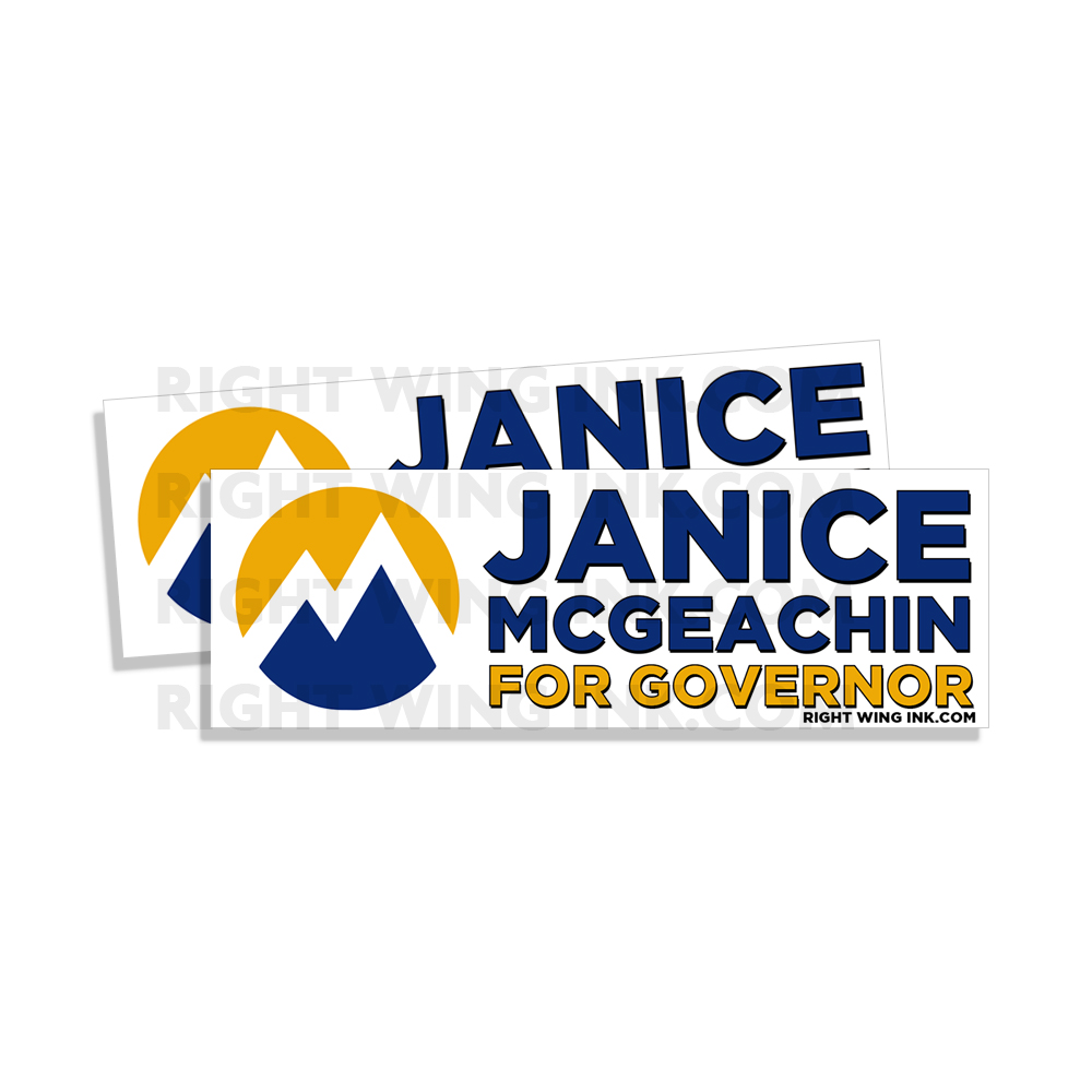 Janice McGeachin for Governor Stickers